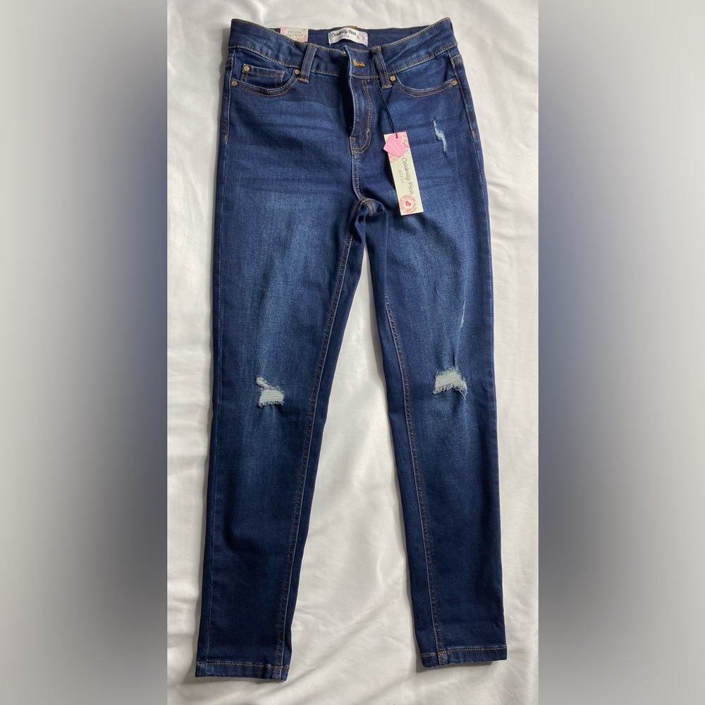 Celebrity Pink Dark Blue Skinny Jeans